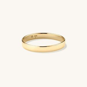 Mejuri Bold Stacker Size 6 Solid gold 14k